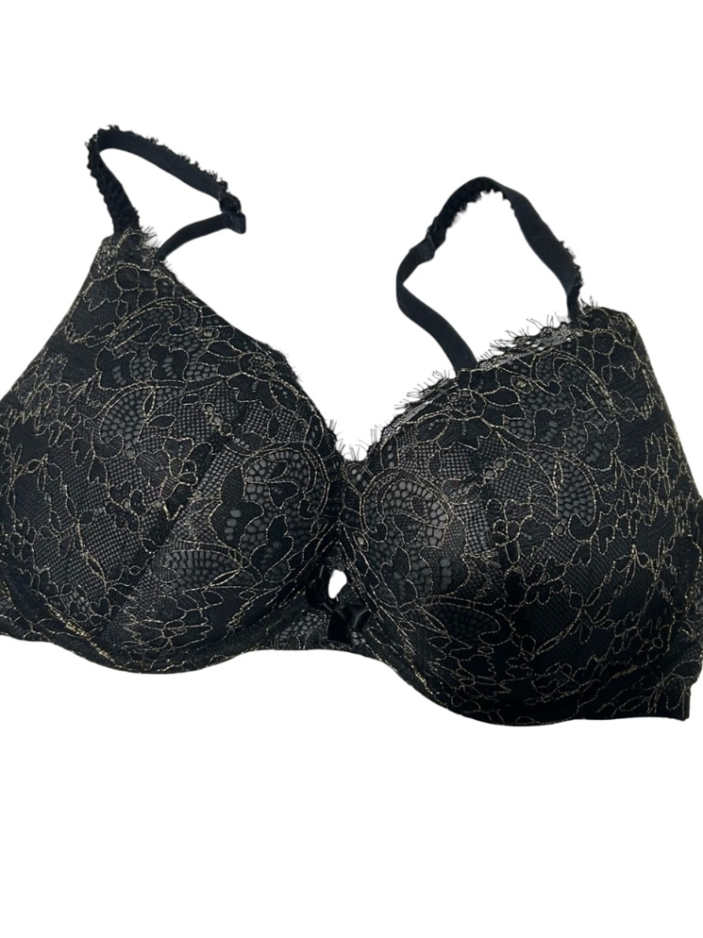 Aerie 34D Black Lace Padded Bra